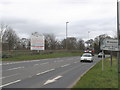 Turn-off for the Westpoint showground, on the A3052 in EX5 1AF