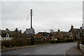 View of Alyth Road, Meigle near its junction with the road leading to Dundee in PH12 8SY
