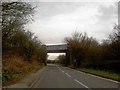 Railway bridge leaving Meden Vale in NG20 9PA