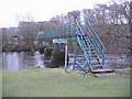 Footbridge over River Lune in Tebay