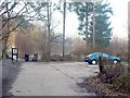 Car park near Fleet Pond in GU51 2TX