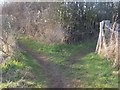 Footpath junction in Baron Place Farm in ME18 5ND