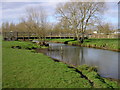 Footbridge over River Blackwater in GU15 3DF