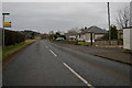 Sign depicting 'Footpath to Southmuir' situated on the road entering Kirriemuir from Westmuir in DD8 5AY
