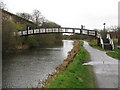 Footbridge over the Glasgow Branch of the Forth and Clyde Canal in G12 8DT