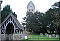 Church Porch & Church Tower, Hawkley in GU33 6NG