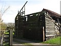 Collapsed end of Derelict  Farm Barn in HP22 5LT