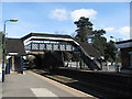 Footbridge, Hagley Railway Station, Worcestershire in DY9 0QE