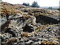 Old stone workings, above Glenboi in Mountain Ash West Community