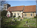 Trimley St Mary church in IP11 0TW