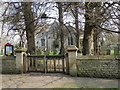 Stibbington Church through the Church Yard gate in PE8 6LP
