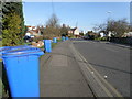 Blue bin day on Wyberton Low road in PE21 7SG