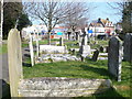 Churchyard of All Saints Church Birchington in CT7 9AB