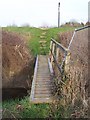 Footbridge and Steps to A228 in TN12 6PY