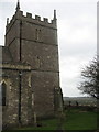 The tower of St John the Baptist church, Old Sodbury in BS37 6SJ
