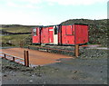 Disused site office and weighbridge at Kingsburgh quarry in IV51 9UT