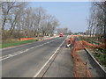 Roadworks near Pick Pocket bridge in Hargate & Hempsted Ward