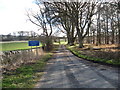Single track road at Yarrow in EH42 1TQ
