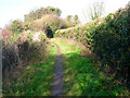 Bridleway on the outskirts of Seaford in BN25 3LP