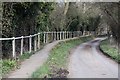 Flood path along Sandford Lane in OX1 5QX