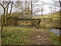 Footbridge over the River Brun in BB10 3RR