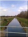 Drainage ditch leads into the River Nar in PE32 1SG