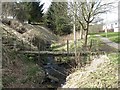 Footbridge over the Cuiken Burn in EH26 0EZ