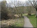 Footpath by the Cuiken Burn in Penicuik