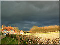 Dark skies over South Side Cottage, Axford in SN8 2EY