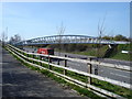Footbridge over the A14 in IP11 9FG