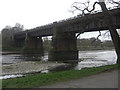 River Ribble and Lancashire and Yorkshire Railway Bridge in PR1 3NA