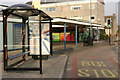 New bus shelter, Spinney Hill shops in CV34 5TH