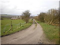 Road to Plowlalgh Farm in BB5 4JX