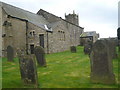Holmesfield - St. Swithin's Churchyard View in S18 7WT