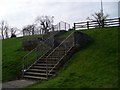 Steps leading up to East Kilbride Road in G72 8TR
