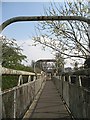 Footbridge, Redding Road in FK2 9TU