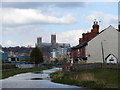 River Witham and Lincoln Cathedral in LN5 8AR