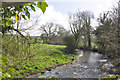 The River Thaw beside Howe Mill near The Herberts - Cowbridge in Llanfair Community