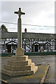 War memorial and Boot Inn at Houghton in SO20 6LS