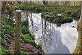 A quiet pool on the River Thaw near Cowbridge in Llanfair Community