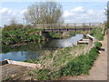 Footbridge over the River Gipping in IP8 4FE