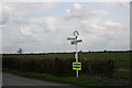 Signpost near Goosey in SN7 8PB