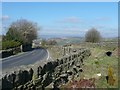 Hebden Bridge Road and water conduit, Oxenhope in BD22 9QL