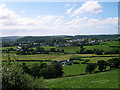 Carmarthen from Trevaughan Hill in SA31 3QW