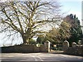 Entrance to Amroth Church - north gateway in SA67 8NB