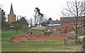 All Saints Church and Glebe Farm in Hoby with Rotherby