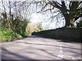 Road down to Amroth Castle from Amroth Church in SA67 8NB