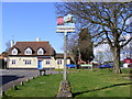Sproughton Village Sign & The Wildman Public House in Sproughton