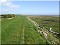 Sea wall north-east of Magor Pill in Magor with Undy Community