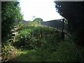 Overgrown railway bridge in WV11 2RD